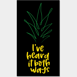 I've heard it both ways Posters and Art